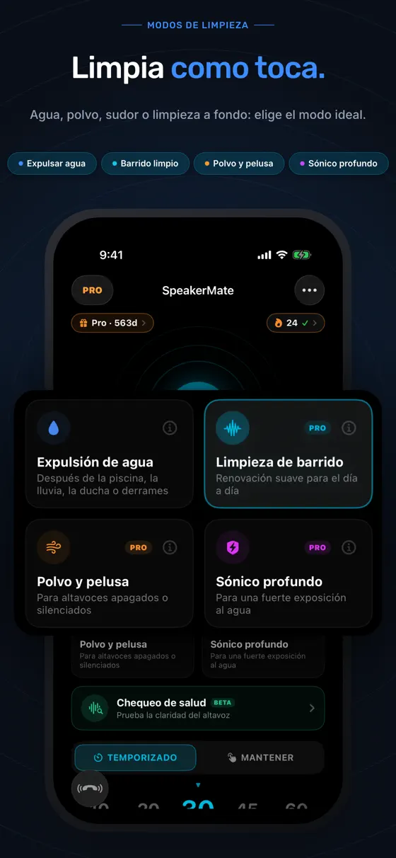 Mira SpeakerMate en acción