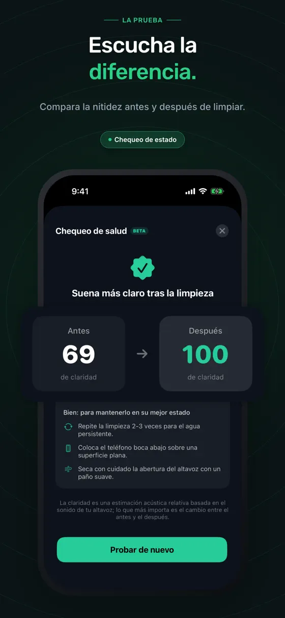Mira SpeakerMate en acción