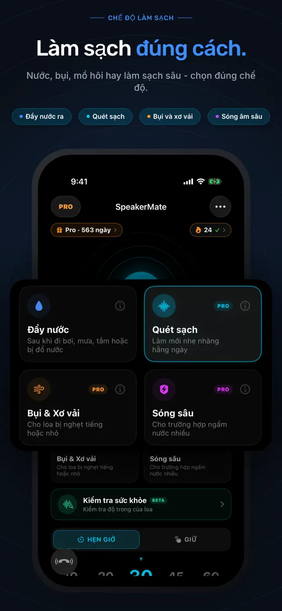 Xem SpeakerMate hoạt động