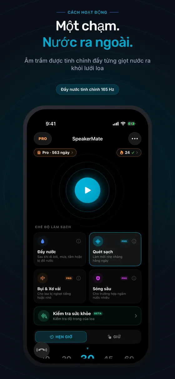 Xem SpeakerMate hoạt động