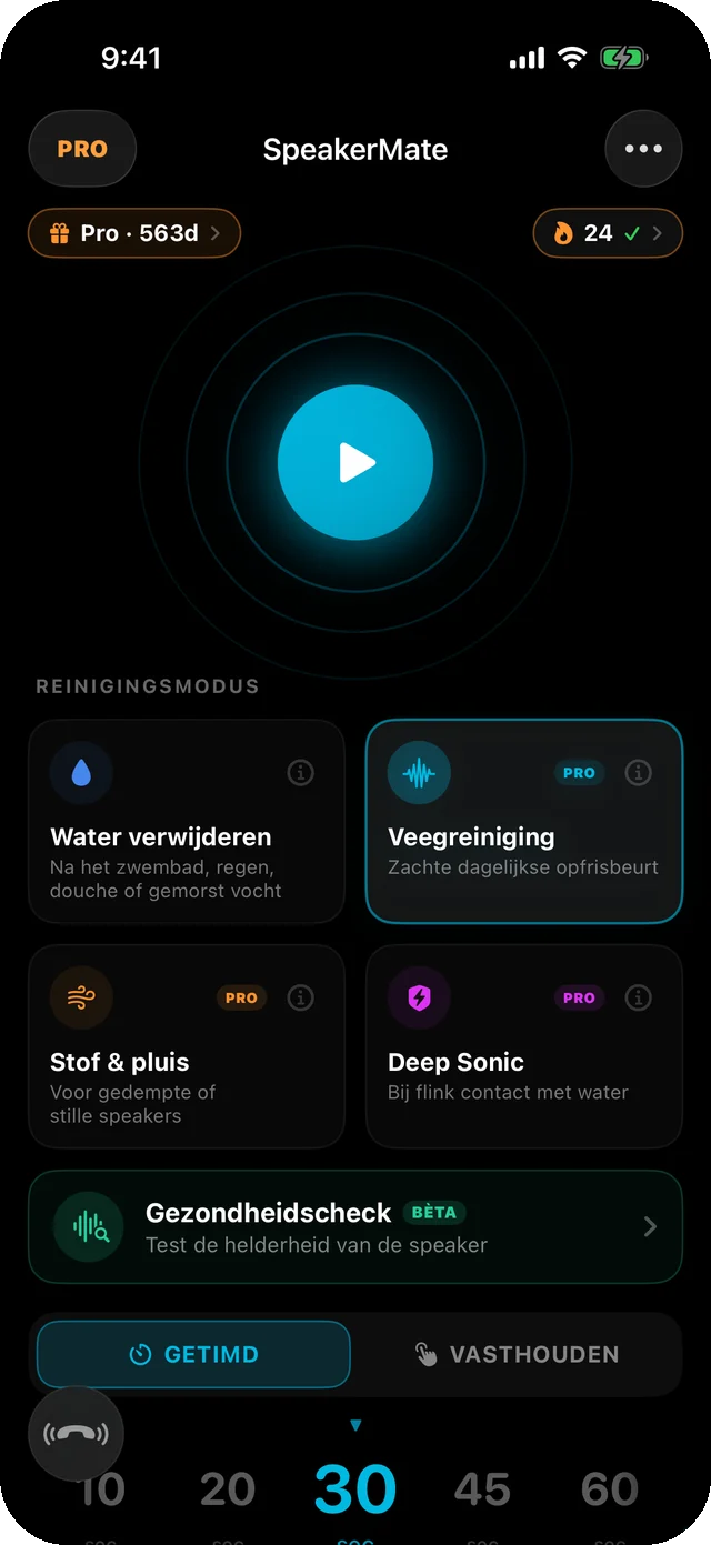 SpeakerMate app — clean your speakers in 30 seconds