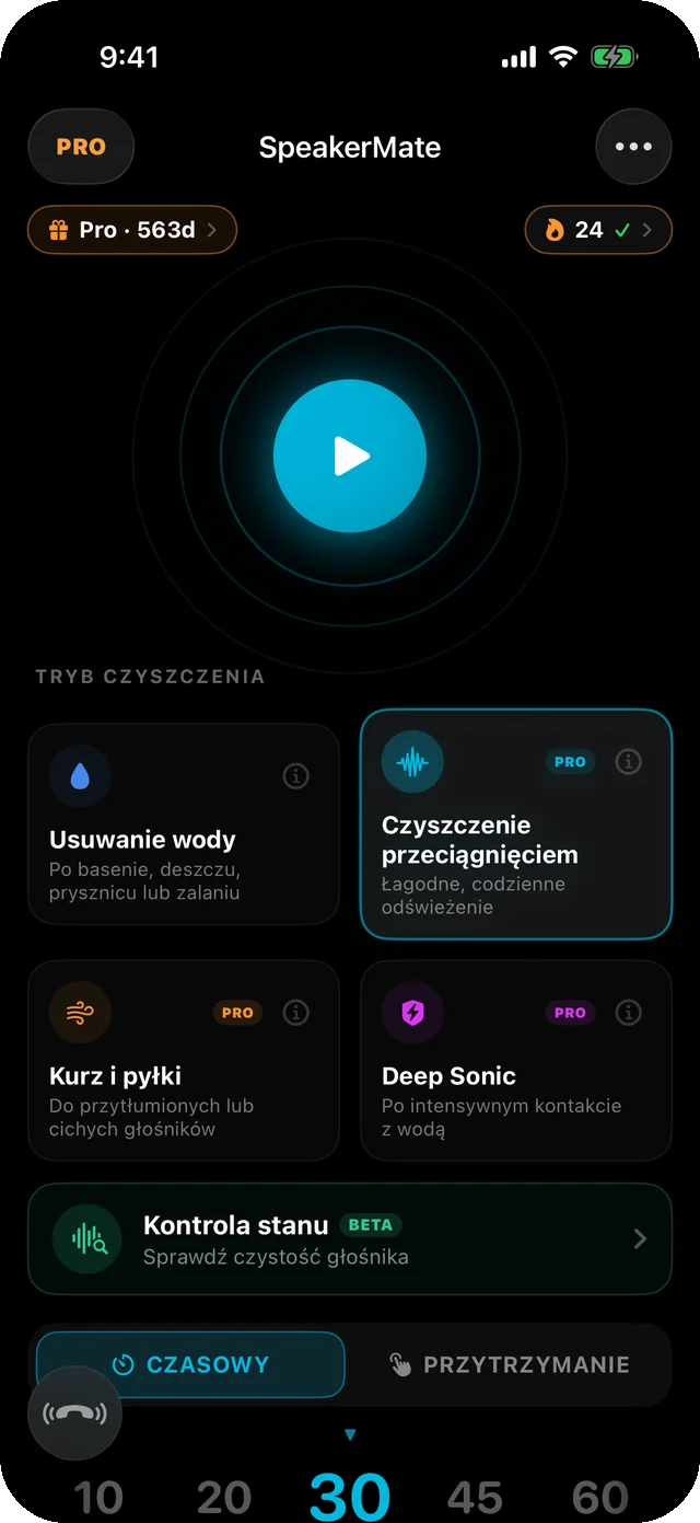 SpeakerMate app — clean your speakers in 30 seconds