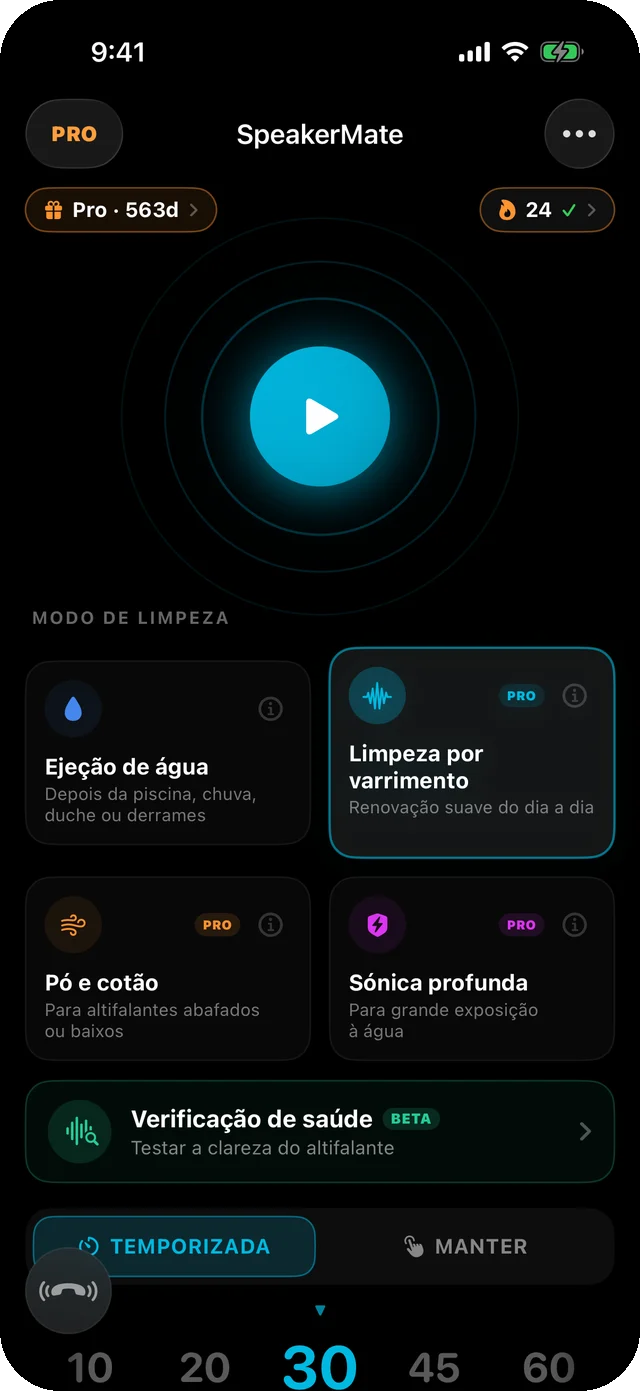 SpeakerMate app — clean your speakers in 30 seconds