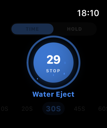 SpeakerMate Apple Watch app cleaning a speaker