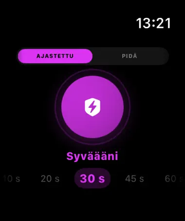 SpeakerMate Apple Watch app cleaning a speaker